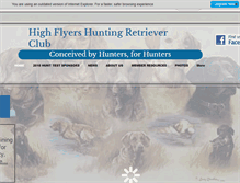 Tablet Screenshot of highflyershrc.org